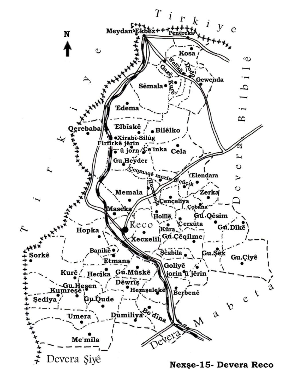 Map of Reco Area
